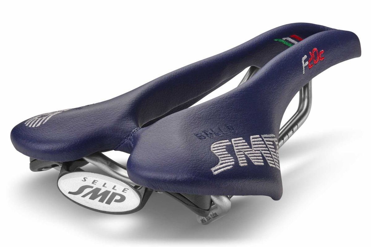 Selle SMP F20C Bicycle Saddle with Steel Rail (NavyBlue)