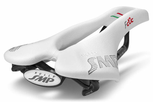Selle SMP F20C Bicycle Saddle with Steel Rail (White)