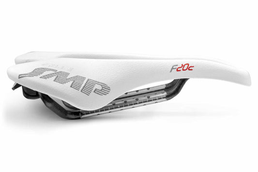 Selle SMP F20C Bicycle Saddle with Steel Rail (White)