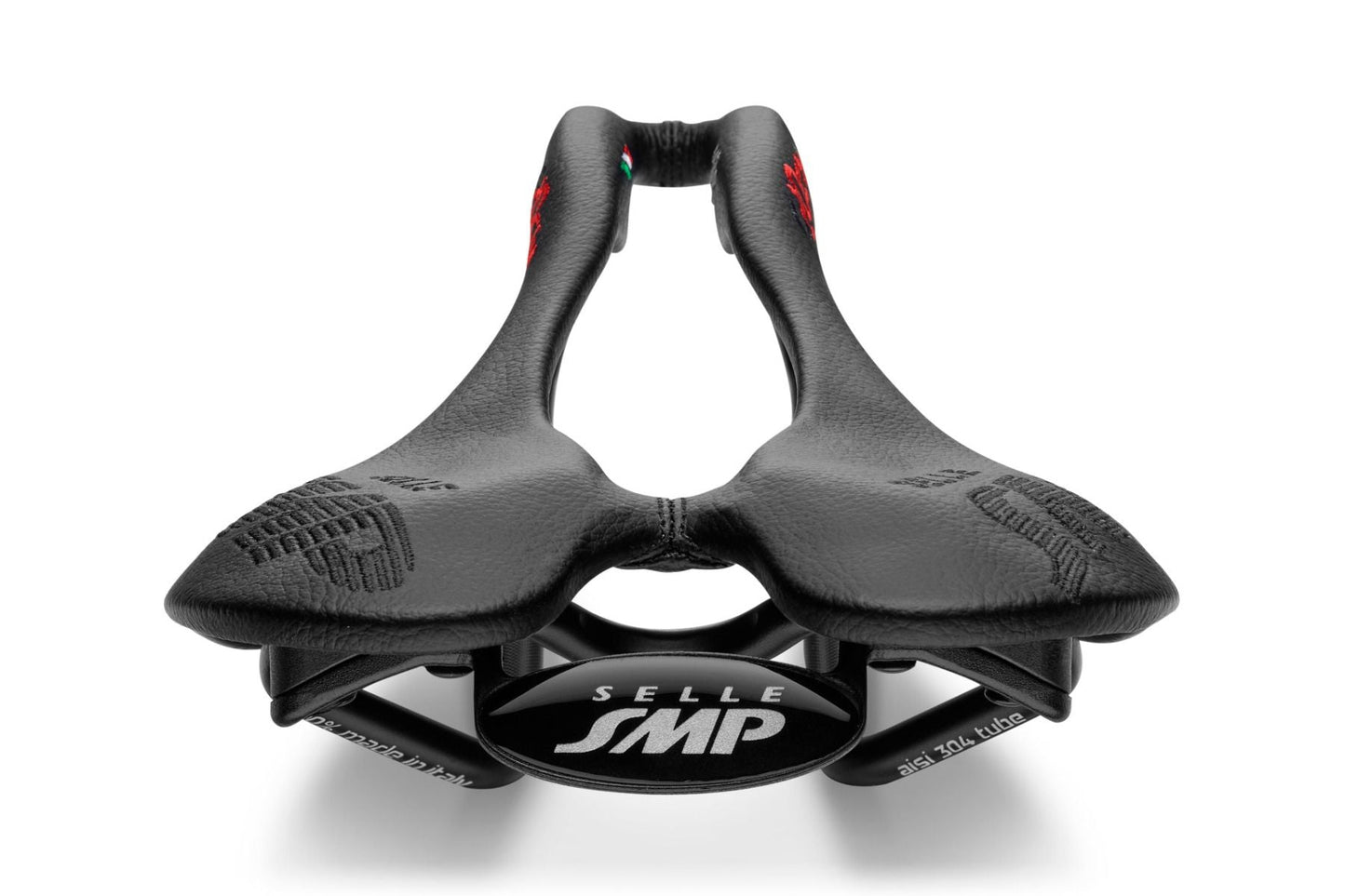 Selle SMP F20C s.i. Bicycle Saddle with Steel Rails (Black)