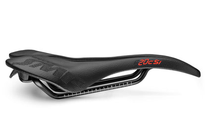 Selle SMP F20C s.i. Bicycle Saddle with Carbon Rails (Black)