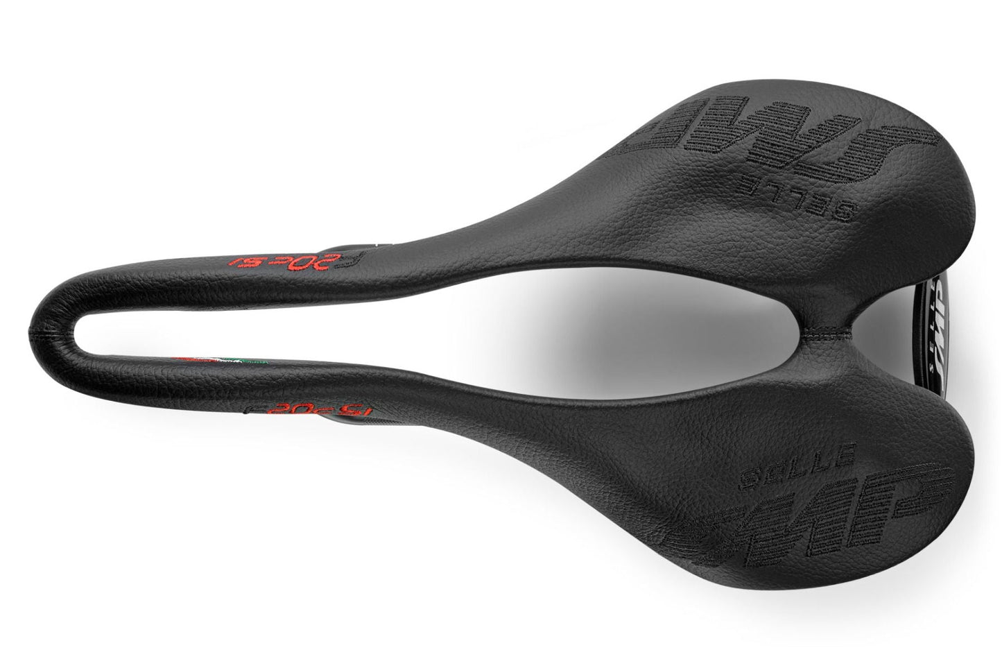Selle SMP F20C s.i. Bicycle Saddle with Steel Rails (Black)