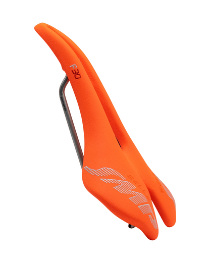 Selle SMP F30 Saddle with Steel Rails (Fluro Orange)