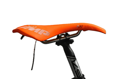Selle SMP F30 Saddle with Steel Rails (Fluro Orange)