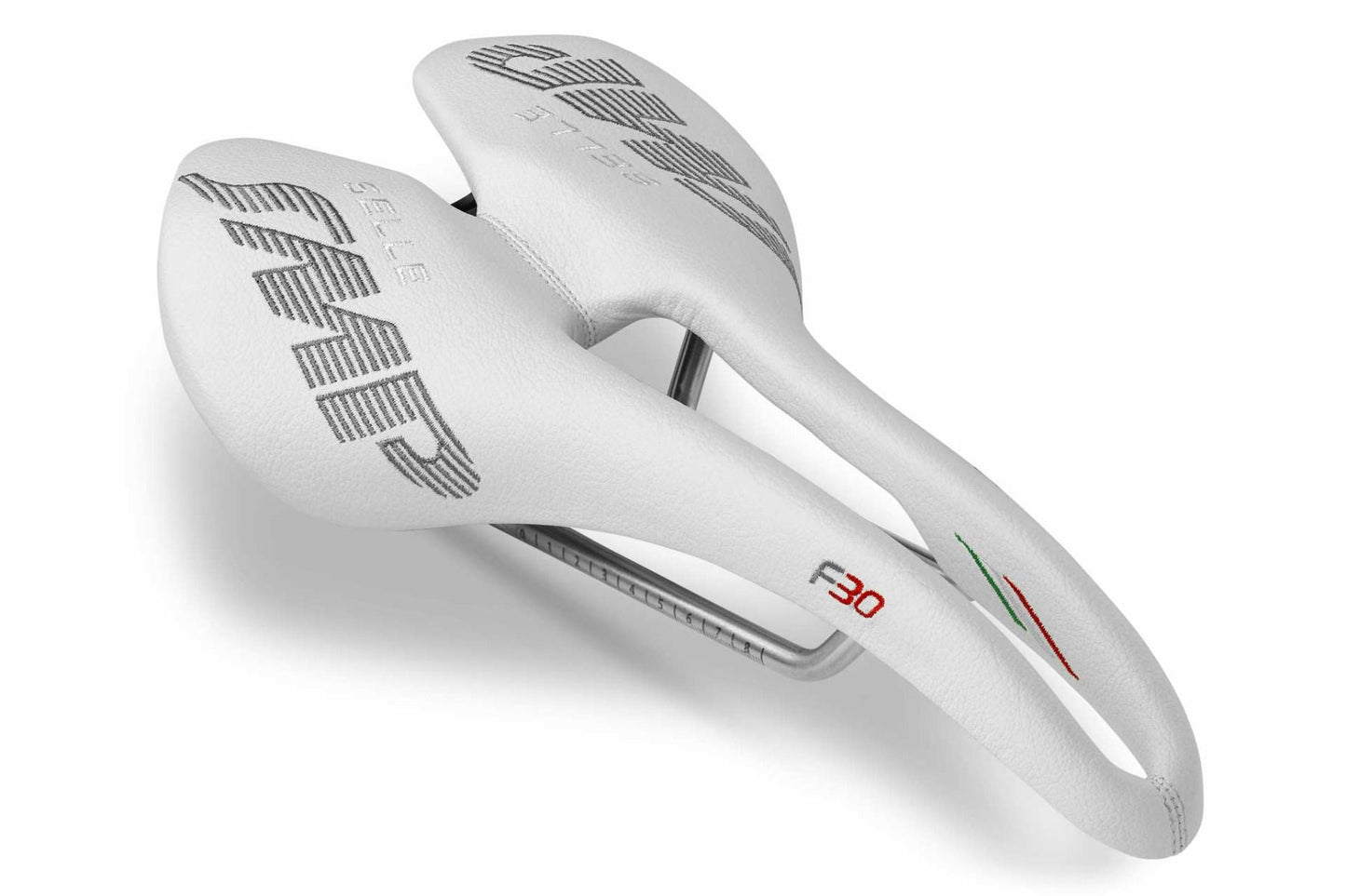 Selle SMP F30 Saddle with Carbon Rails (White)