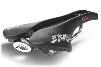 Selle SMP F30C Saddle with Steel Rails (Black)