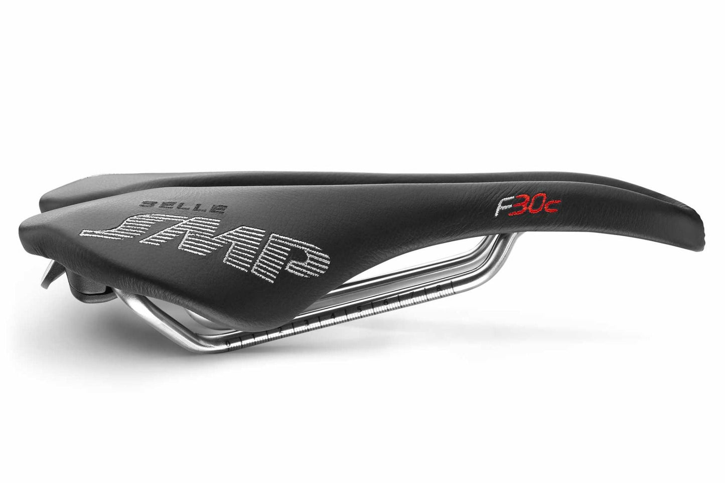 Selle SMP F30C Saddle with Steel Rails (Black)