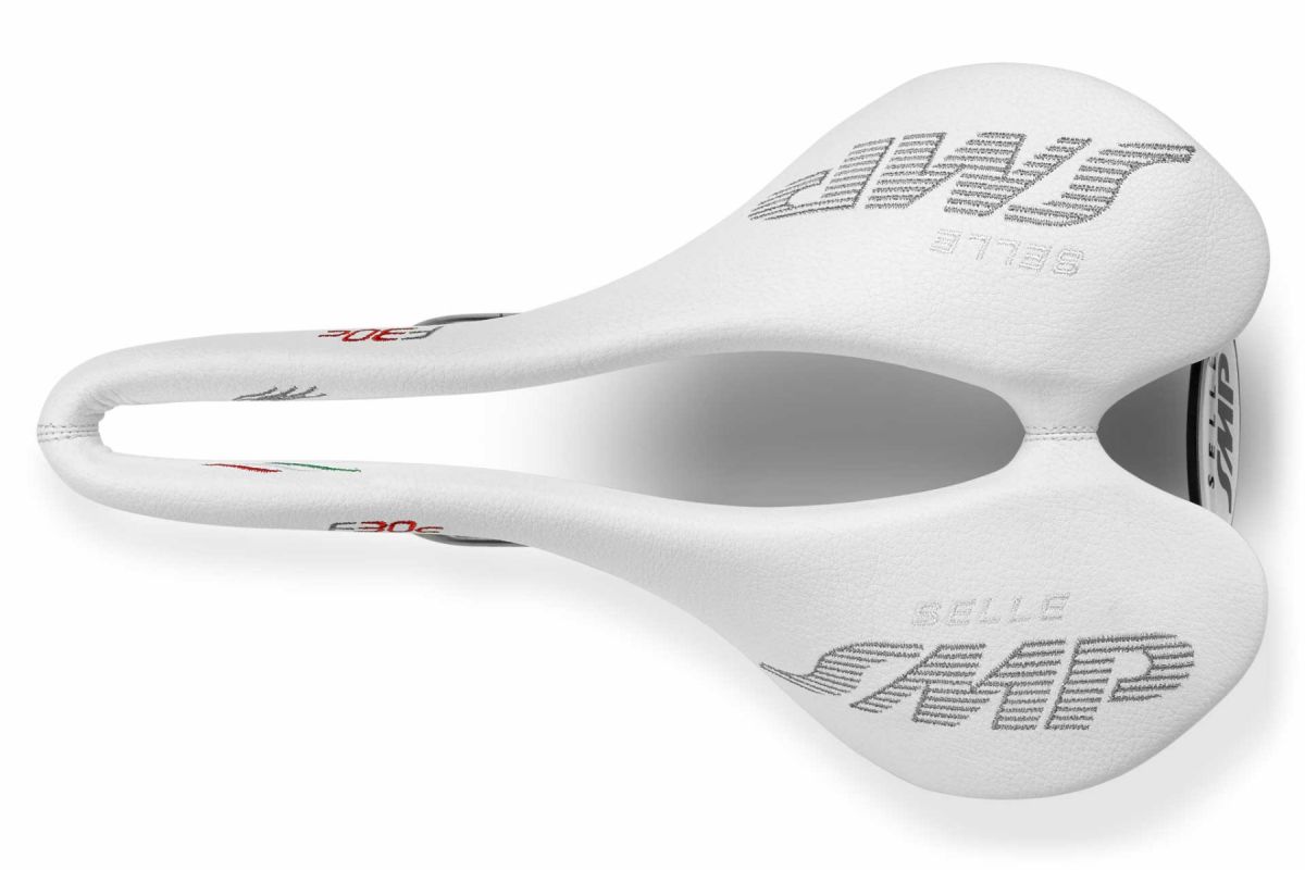 Selle SMP F30C Saddle with Steel Rails (White)