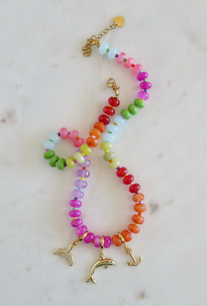 Rainbow Stone Necklaces