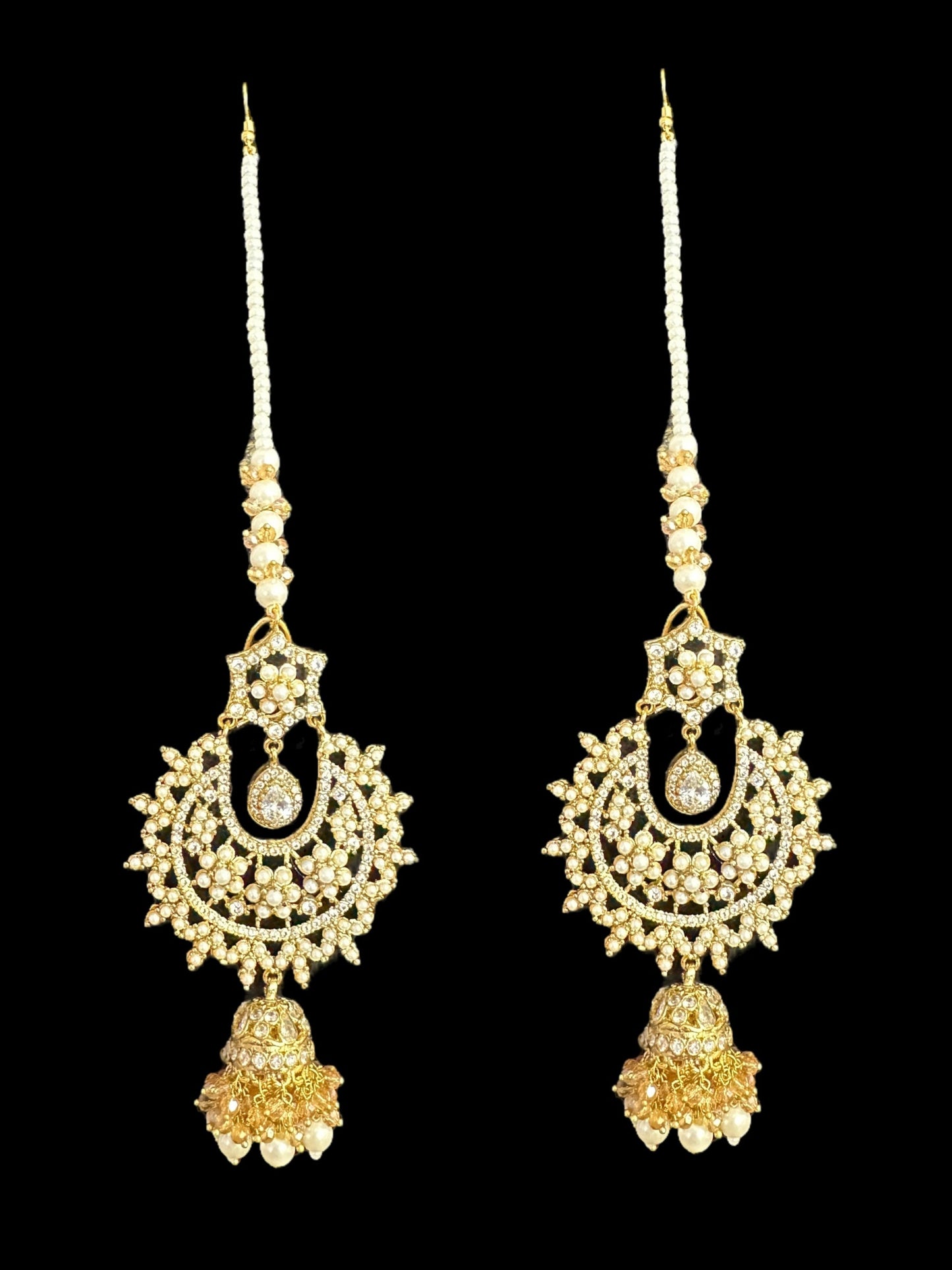 BR494 Marzia bridal set in pearls ( SHIPS IN 3 WEEKS )