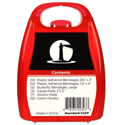 44 Piece Portable First Aid Kit