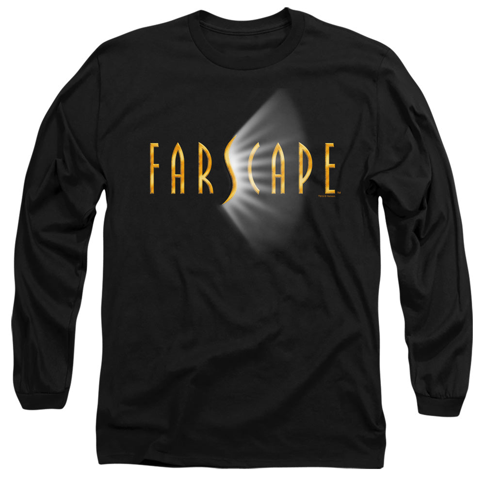 Farscape Logo Mens Long Sleeve Shirt Black Officially Licensed Officially Licensed