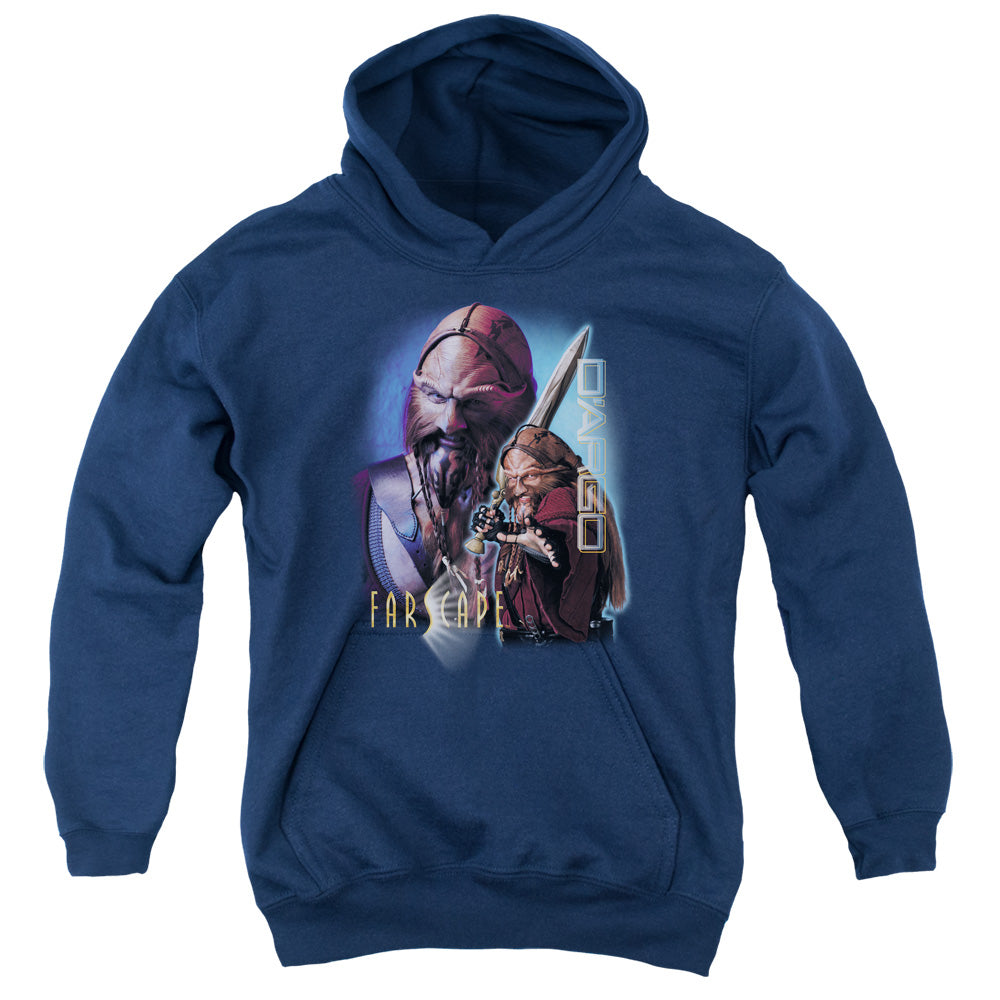 Farscape Dargo Kids Youth Hoodie Navy