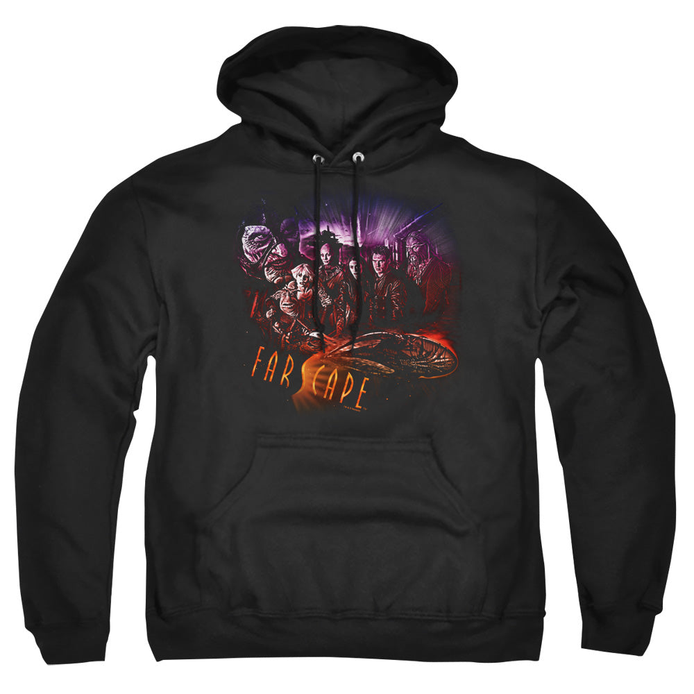 Farscape Graphic Collage Mens Hoodie Black