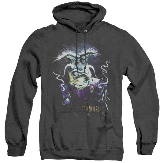 Farscape Rygel Smoking Guns Heather Mens Hoodie Black Officially Licensed