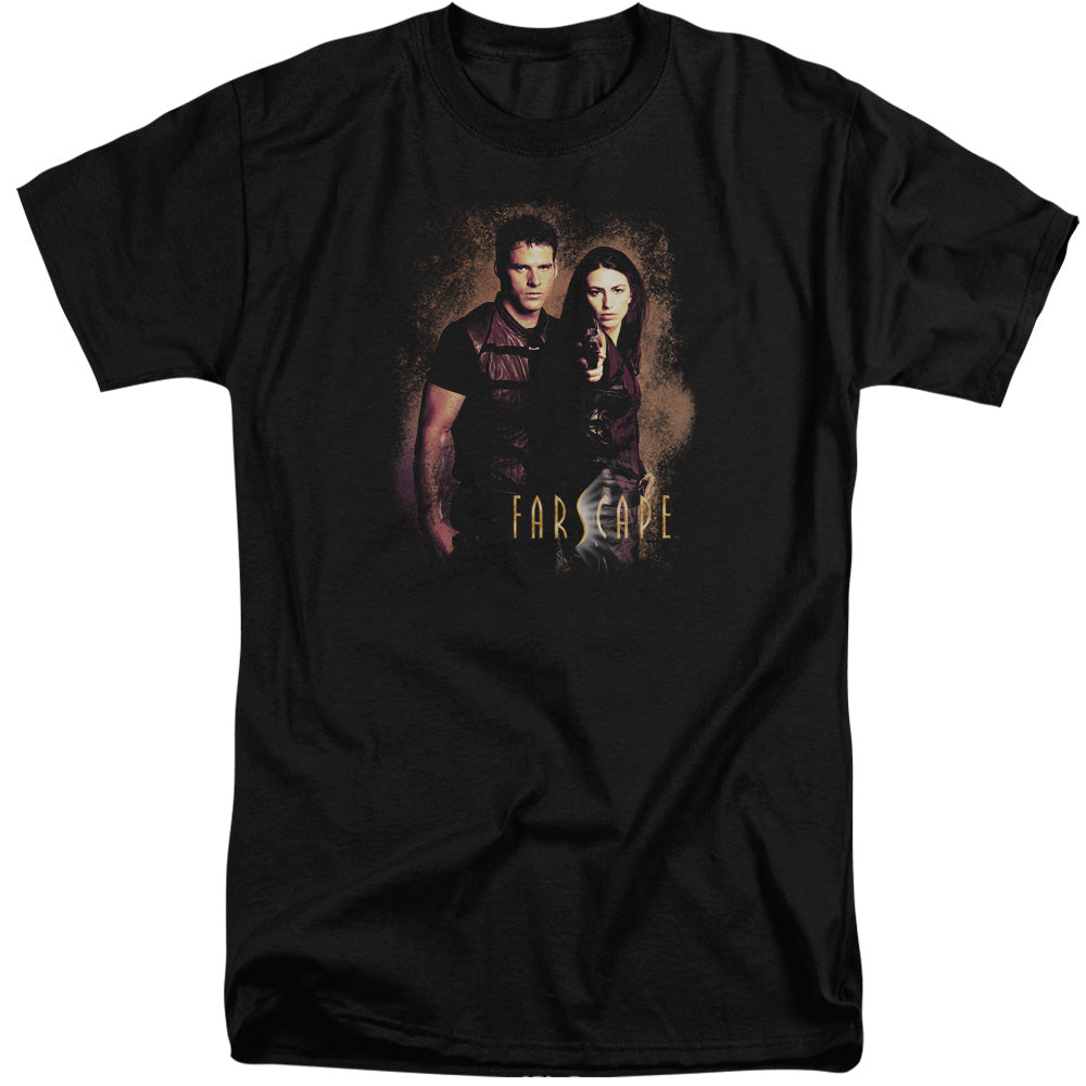 Farscape Wanted Mens Tall T Shirt Black Officially Licensed