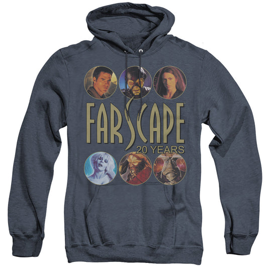 Farscape 20 Years Heather Mens Hoodie Navy