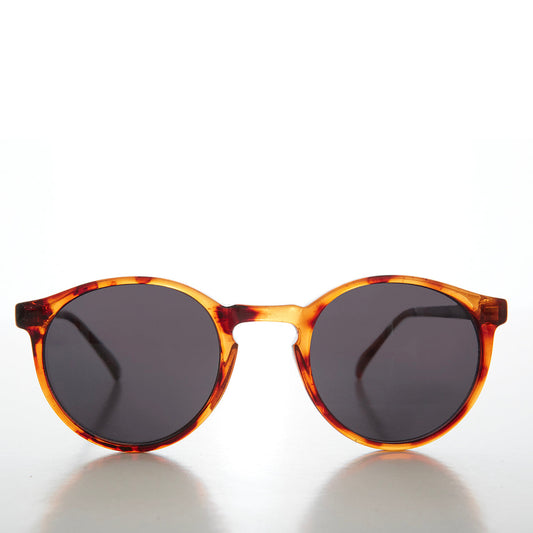 Round Horn Rim Preppy Vintage Sunglasses - Farlow