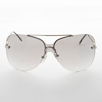 Rimless Butterfly Boho Vintage Sunglass - Farrah