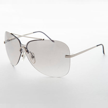 Rimless Butterfly Boho Vintage Sunglass - Farrah