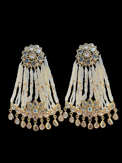DER612 Bia gold plated jhoomar earrings ( SHIPS IN 3 WEEKS )