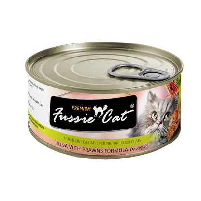 Fussie Cat Premium- Tuna With Prawns Formula In Aspic (2.82oz)
