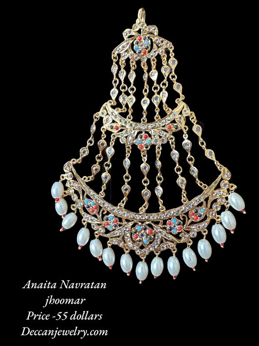 DJHR106 ANAITA Jhoomar in navratan ( READY TO SHIP )