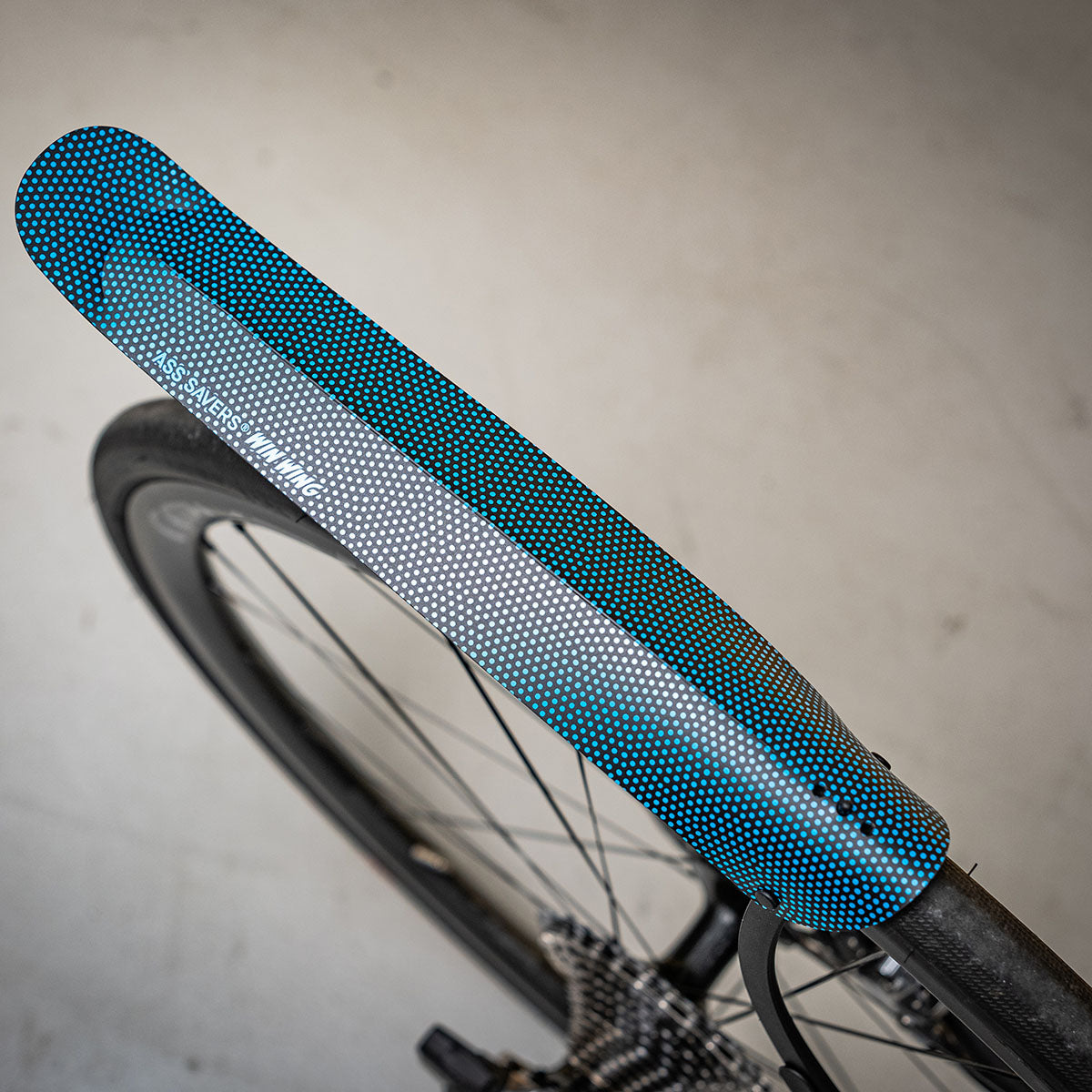 Ass Savers Win Wing 2 Road Rear Mudguard w/ Black Wishbone - Triathlete Store
