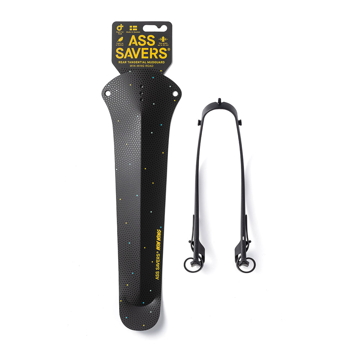 Ass Savers Win Wing 2 Road Rear Mudguard w/ Black Wishbone - Triathlete Store