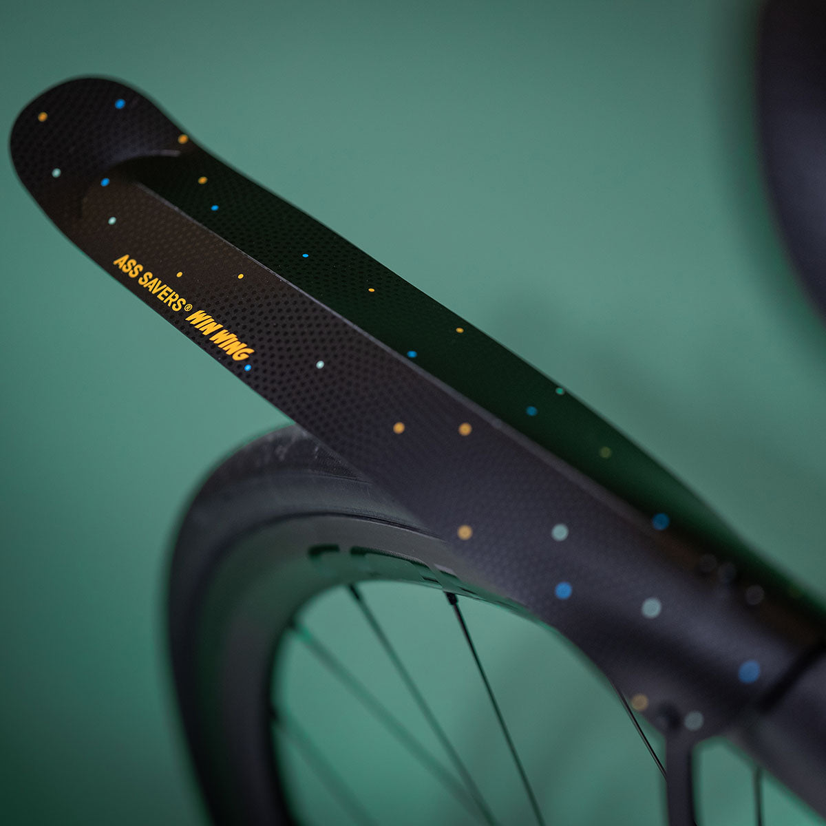 Ass Savers Win Wing 2 Road Rear Mudguard w/ Black Wishbone - Triathlete Store