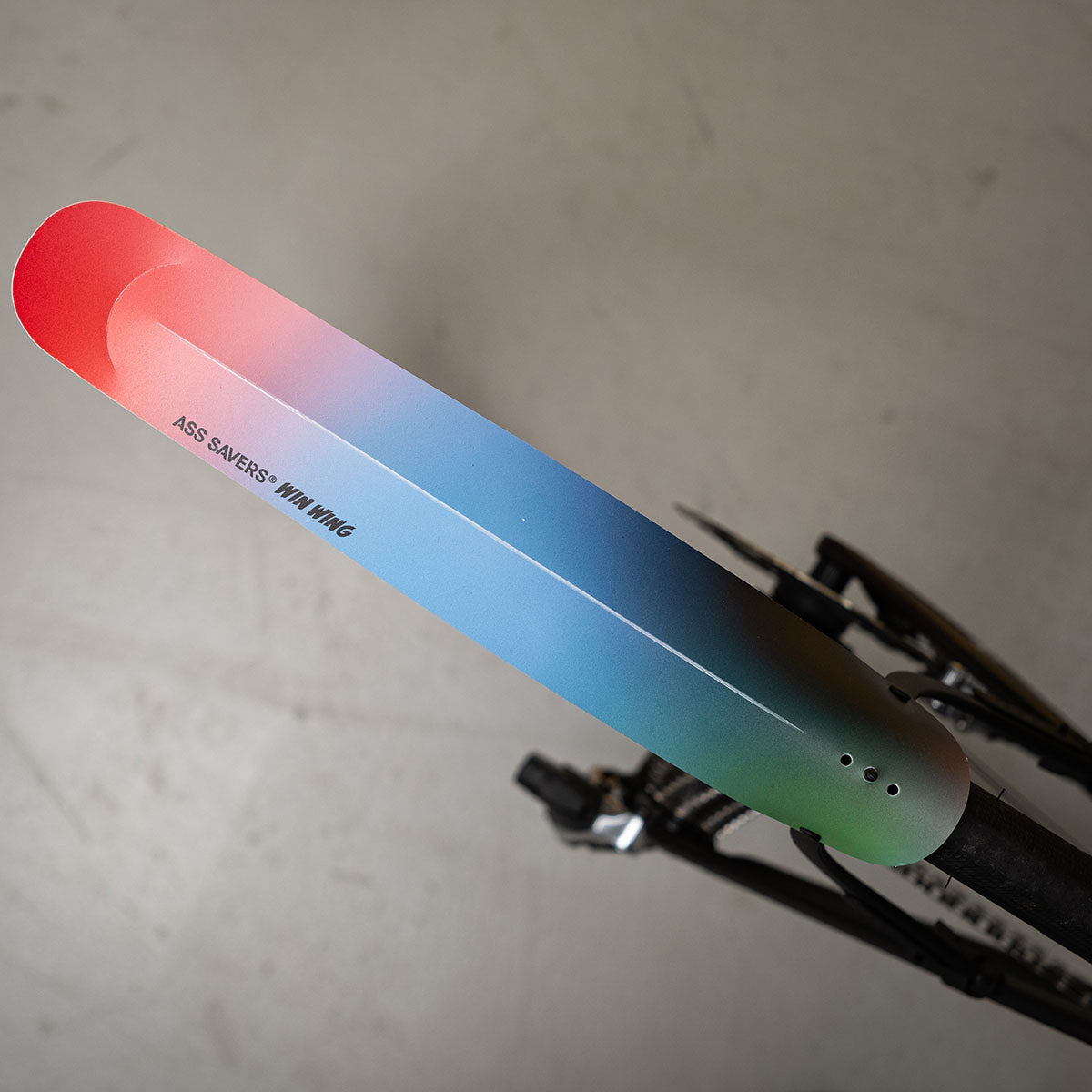 Ass Savers Win Wing 2 Road Rear Mudguard w/ Black Wishbone - Triathlete Store