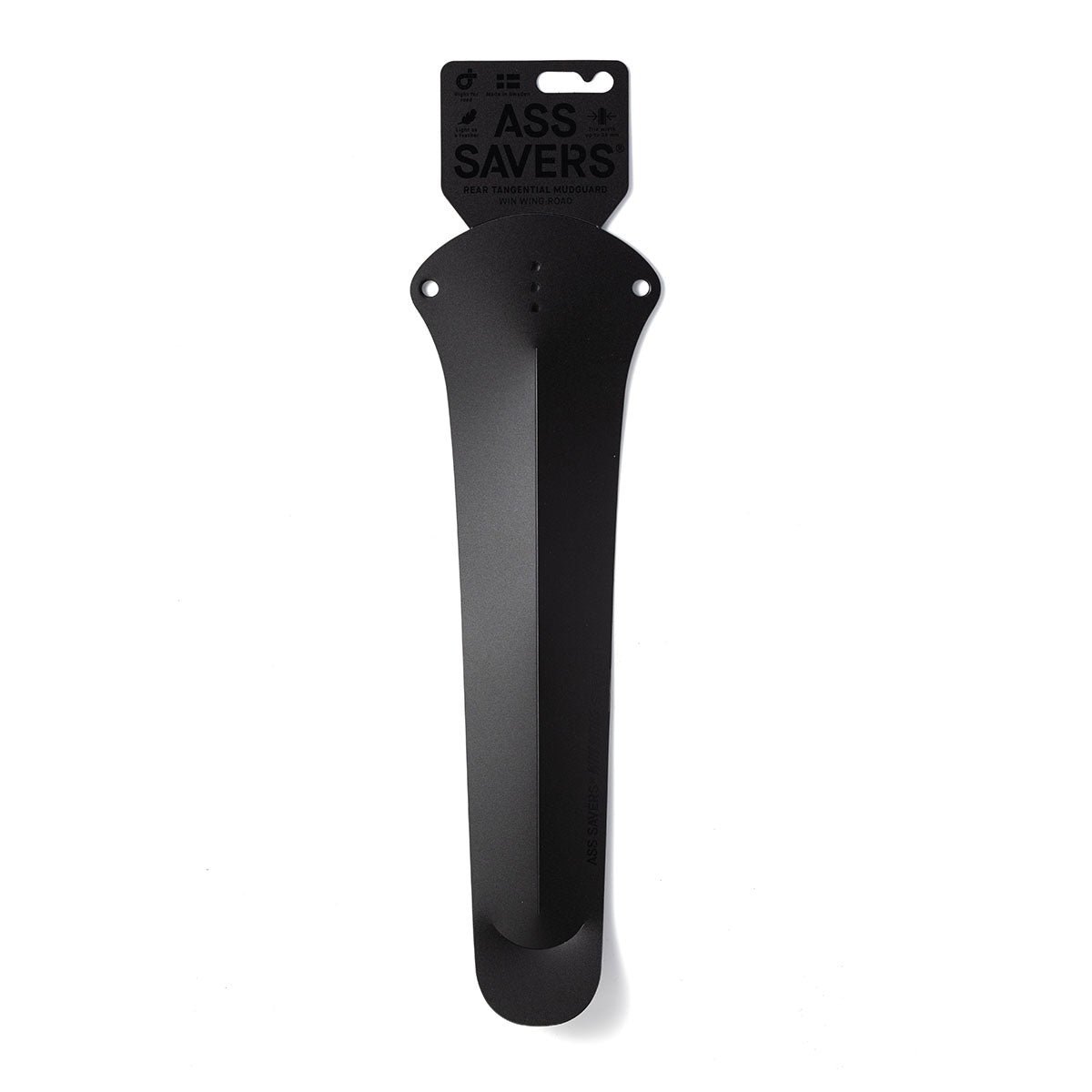 Ass Savers Win Wing 2 Road Rear Mudguard w/ Black Wishbone - Triathlete Store