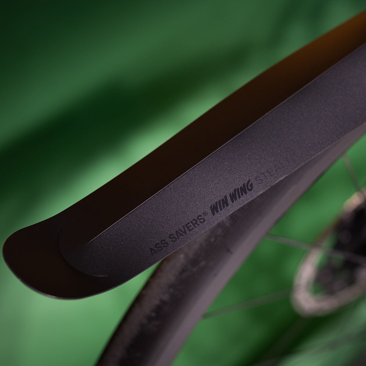 Ass Savers Win Wing 2 Road Rear Mudguard w/ Black Wishbone - Triathlete Store