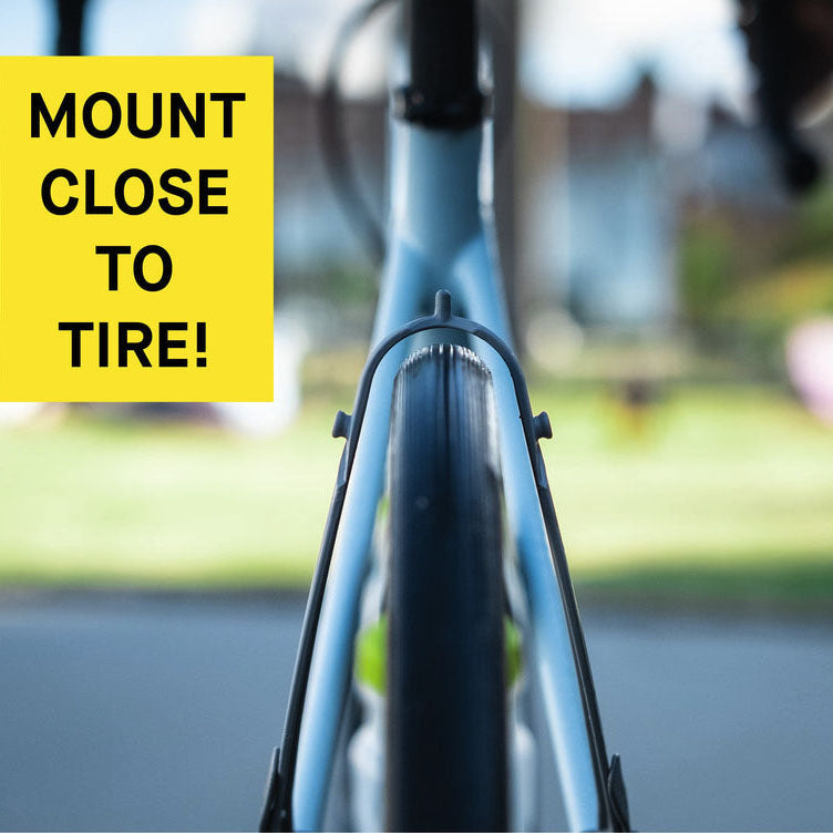 Ass Savers Win Wing 2 Road Rear Mudguard w/ Black Wishbone - Triathlete Store