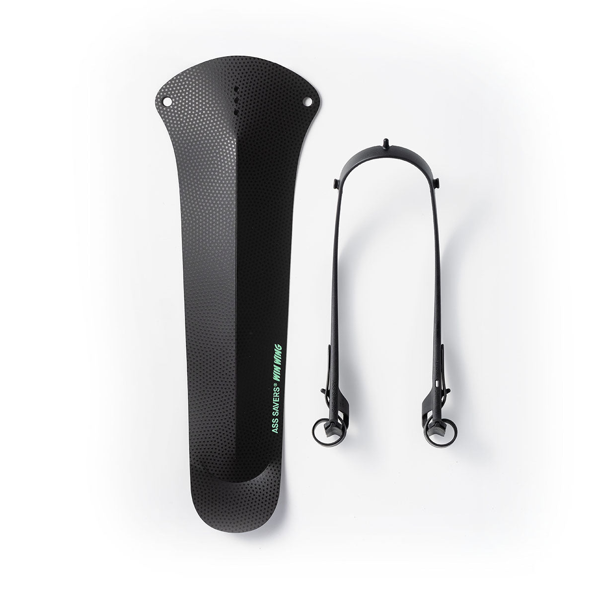 Ass Savers Win Wing 2 Gravel Rear Mudguard w/ Black Wishbone - Triathlete Store