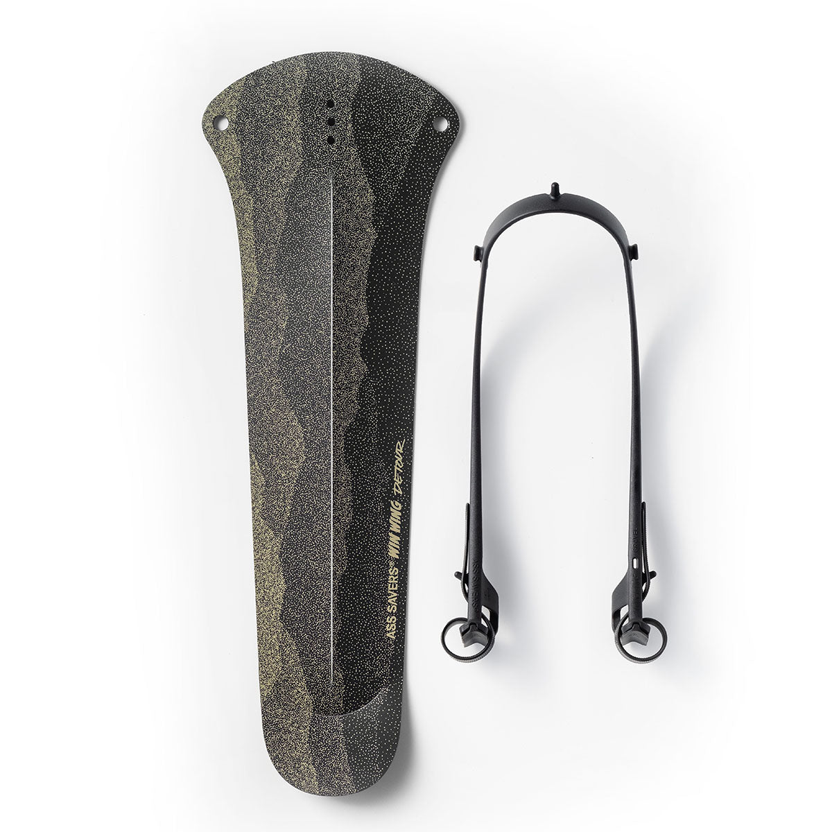 Ass Savers Win Wing 2 Gravel Rear Mudguard w/ Black Wishbone - Triathlete Store