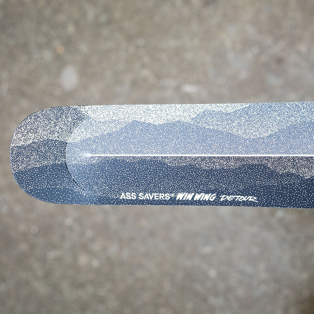 Ass Savers Win Wing 2 Gravel Rear Mudguard w/ Black Wishbone - Triathlete Store