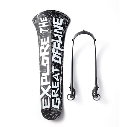 Ass Savers Win Wing 2 Gravel Rear Mudguard w/ Black Wishbone - Triathlete Store