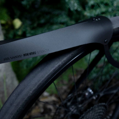 Ass Savers Win Wing 2 Gravel Rear Mudguard w/ Black Wishbone - Triathlete Store