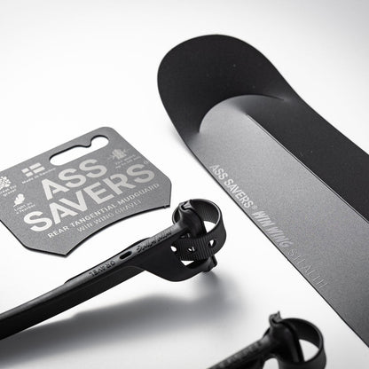 Ass Savers Win Wing 2 Gravel Rear Mudguard w/ Black Wishbone - Triathlete Store