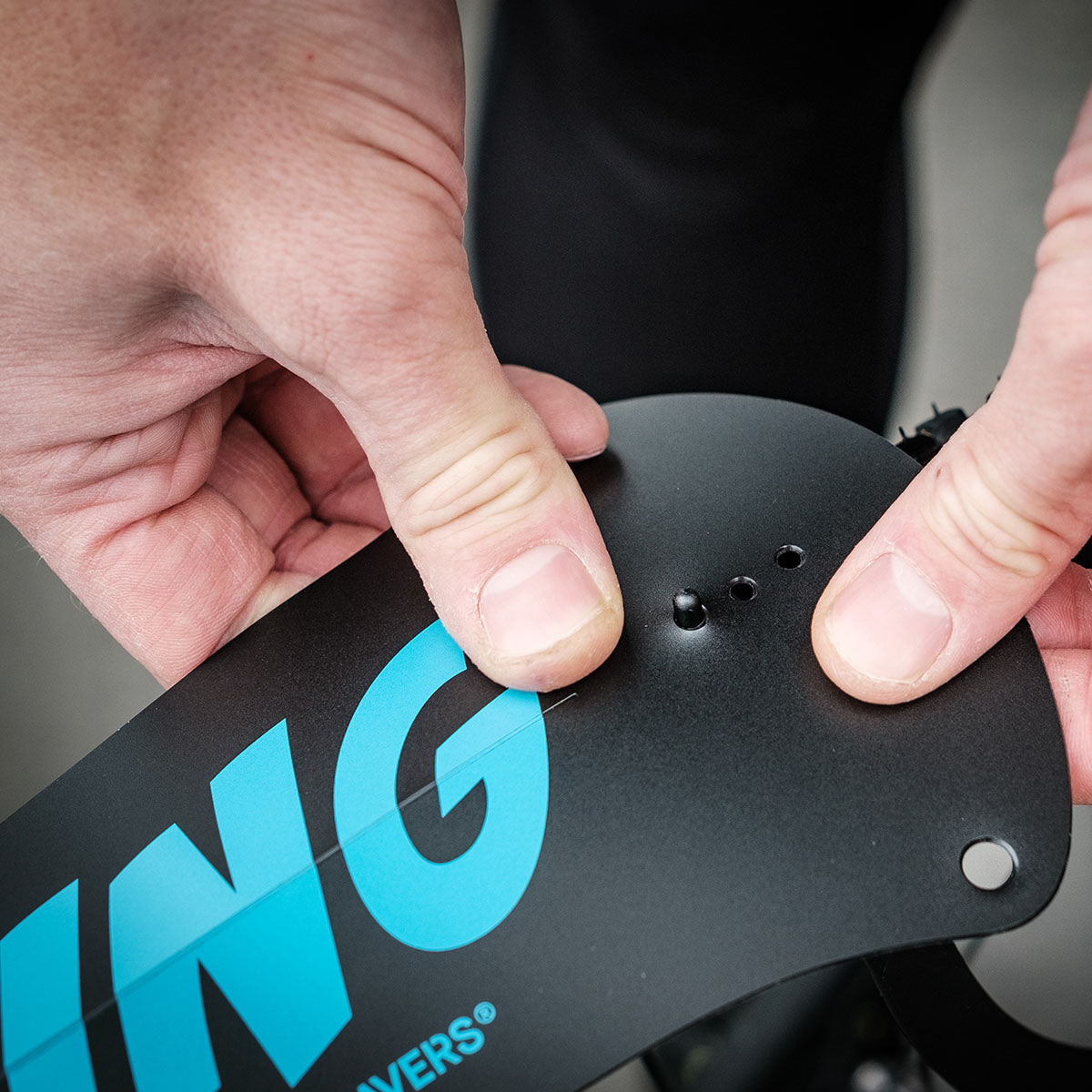 Ass Savers Win Wing 2 Gravel Rear Mudguard w/ Black Wishbone - Triathlete Store