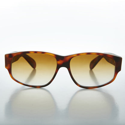 Wide Rectangular Mod Vintage Sunglass - Fez