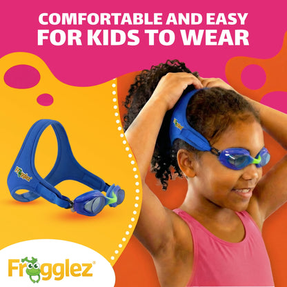 Blue Frogz Kids Swim Goggles