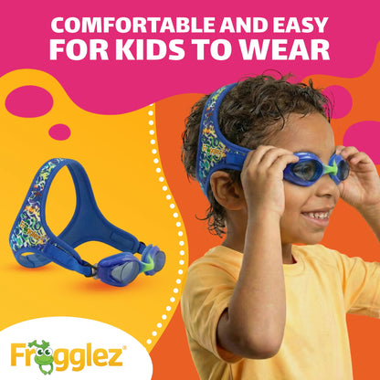 Blue Wavez Kids Swim Goggles