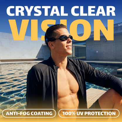 Black Masterz by Frogglez Adult/Teen Swim Goggles