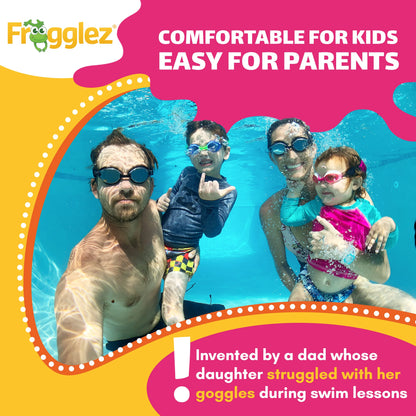 Blue Wavez Kids Swim Goggles