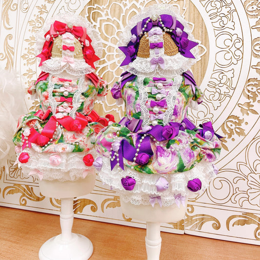 High quality handmade dog dresses Queen Victoria