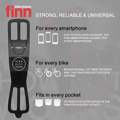 FINN - Universal Bicycle Phone Mount - Pink