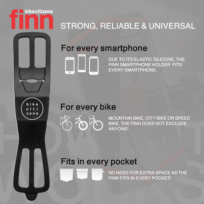 FINN - Universal Bicycle Phone Mount - Assorted Pack (3 Colors)