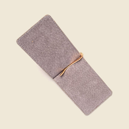 Money Clip Wallet - Red Emboss